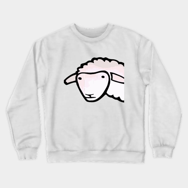 Sheep Crewneck Sweatshirt by PopGraphics